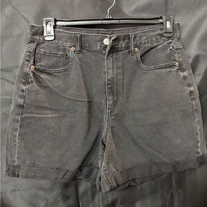 American Eagle Outfitters Charcoal Jean Shorts